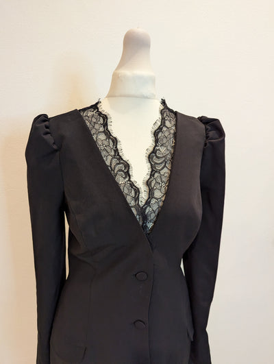 Peace & Love Black Blazer dress 10 NWT