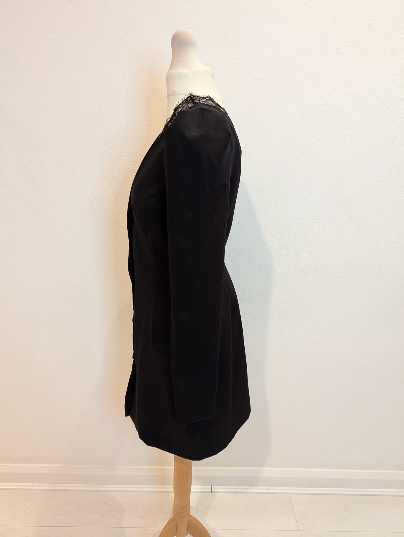 Peace & Love Black Blazer dress 10 NWT