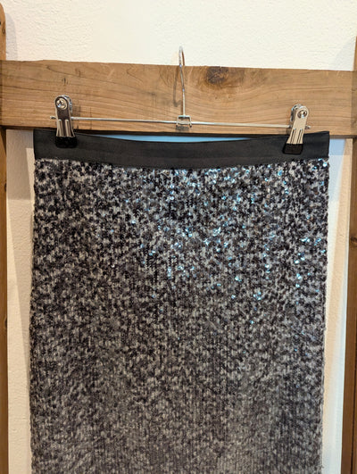 Pure Collection grey sequin skirt 18/20