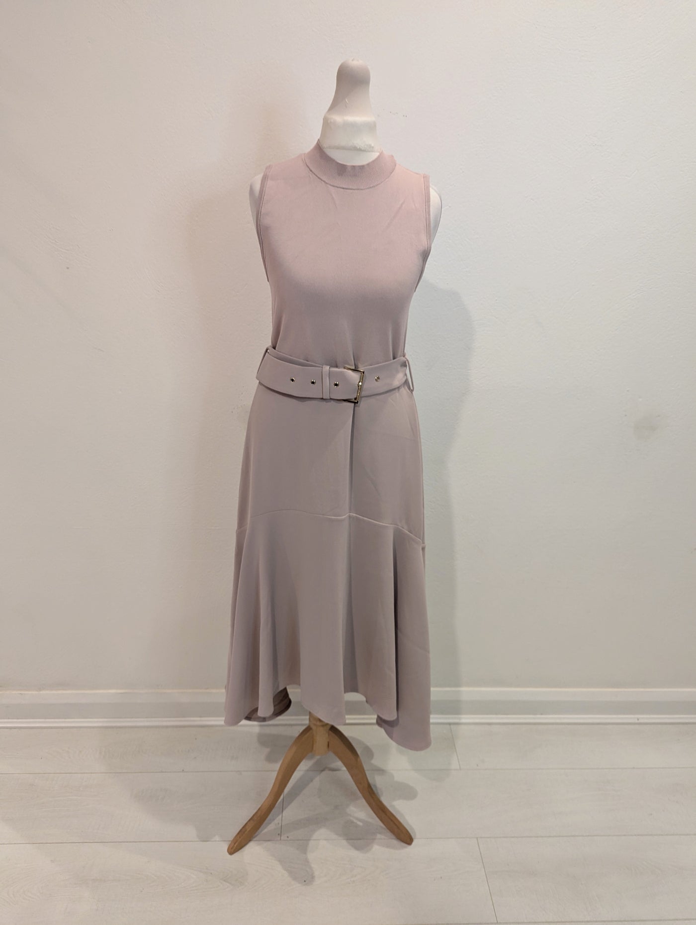 Ted Baker blush dip hem midi dress 2 NWT £189