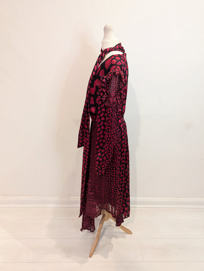 Silvian Heach red asymetric dress S