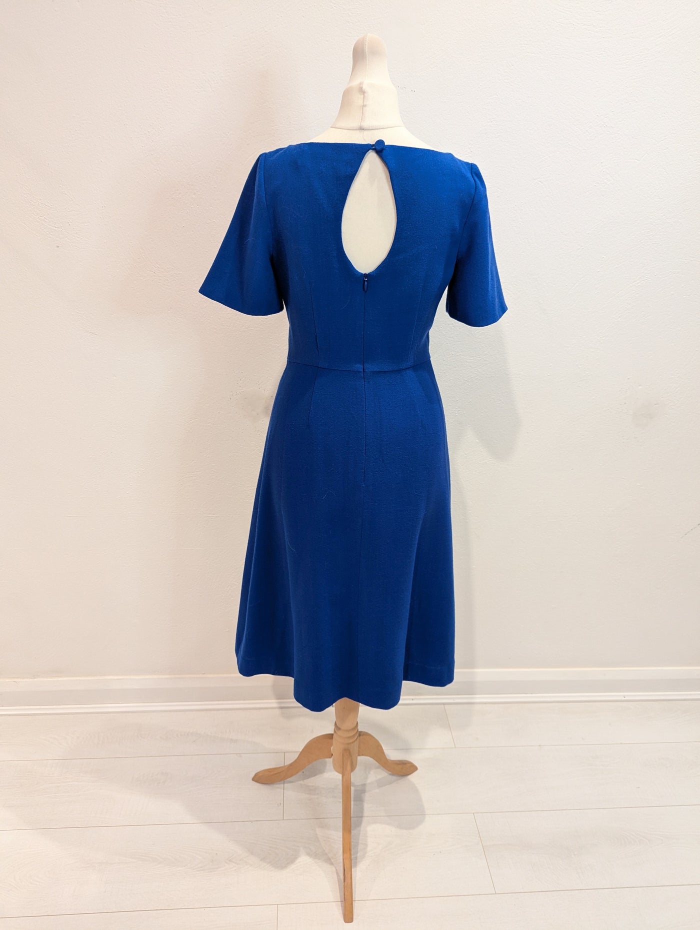 Goat 100% Wool Cobalt Dress 8