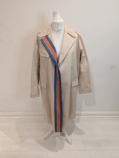 Victoria Beckham Cream Coat Size 10