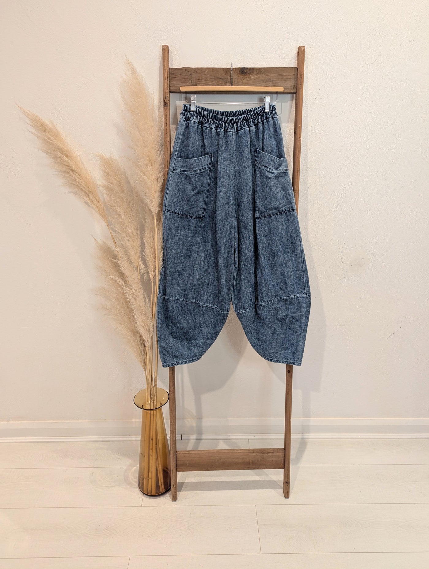 Blue Denim Heavy Pants