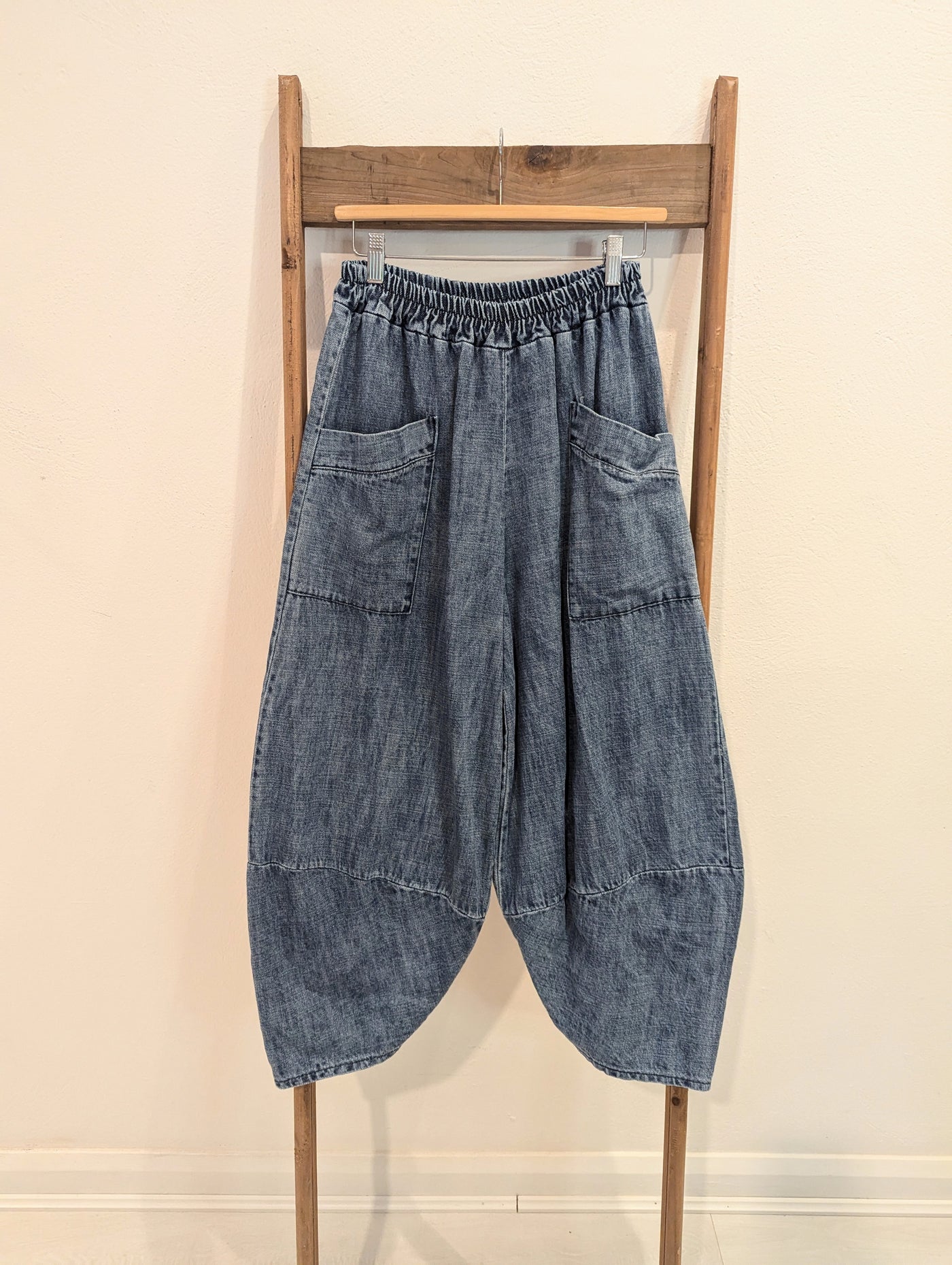 Blue Denim Heavy Pants