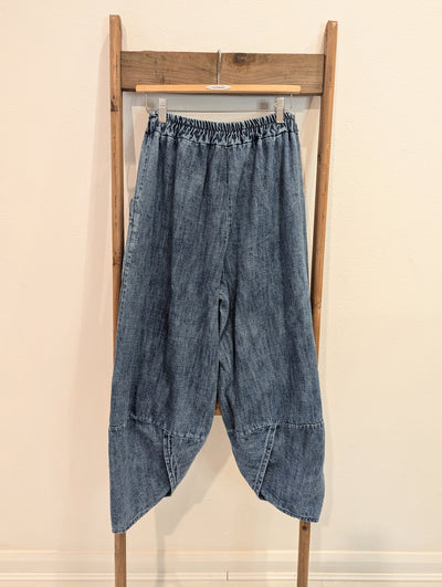 Blue Denim Heavy Pants