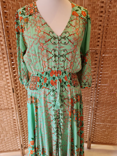 Jaase Green Maxi dress 18