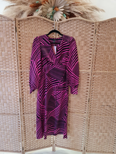 New Look pink/black dress 10 NEW RRP £30