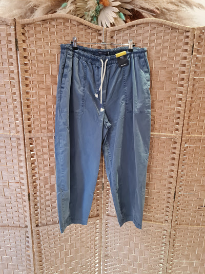 M&S blue balloon trousers 16 NEW RRP £26