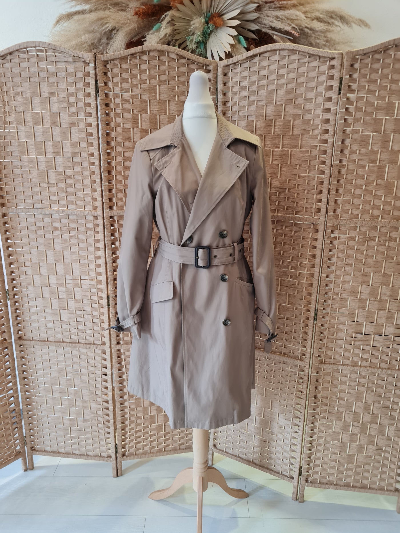 Ralph Lauren taupe trench XS