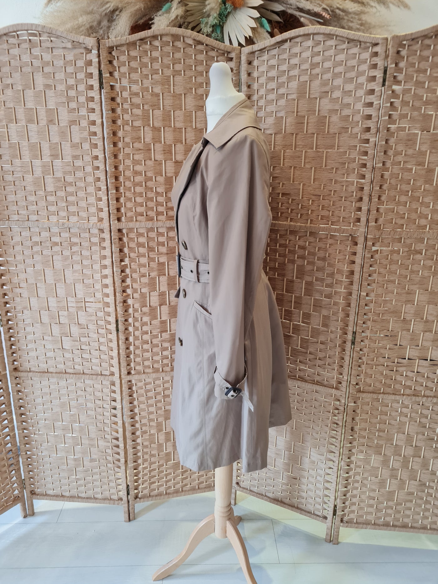 Ralph Lauren taupe trench XS