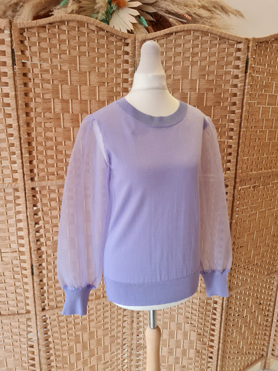 Gallery lilac jumper S NEW RRP £17