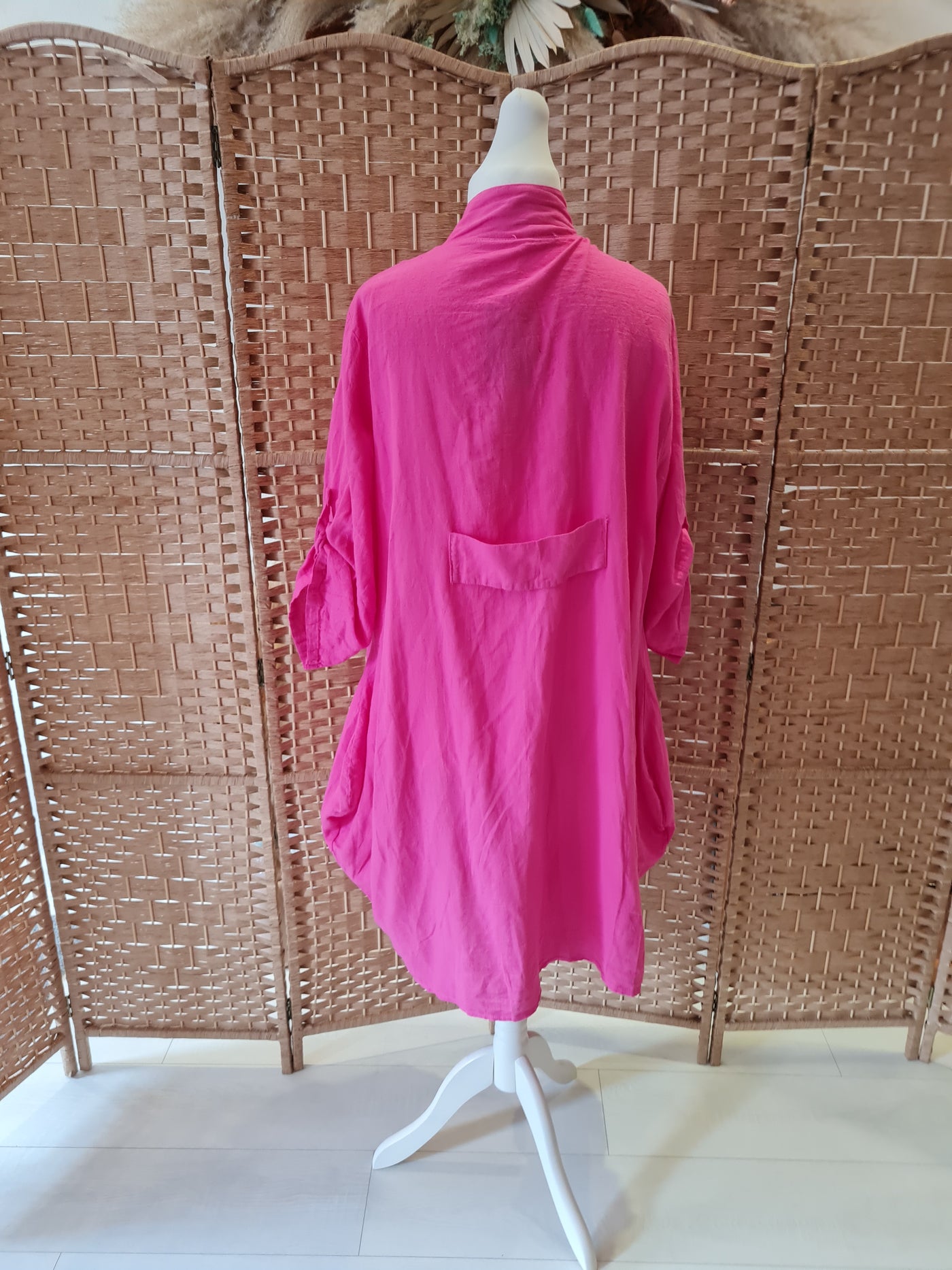 Hax Lux Linen blend jacket in pink