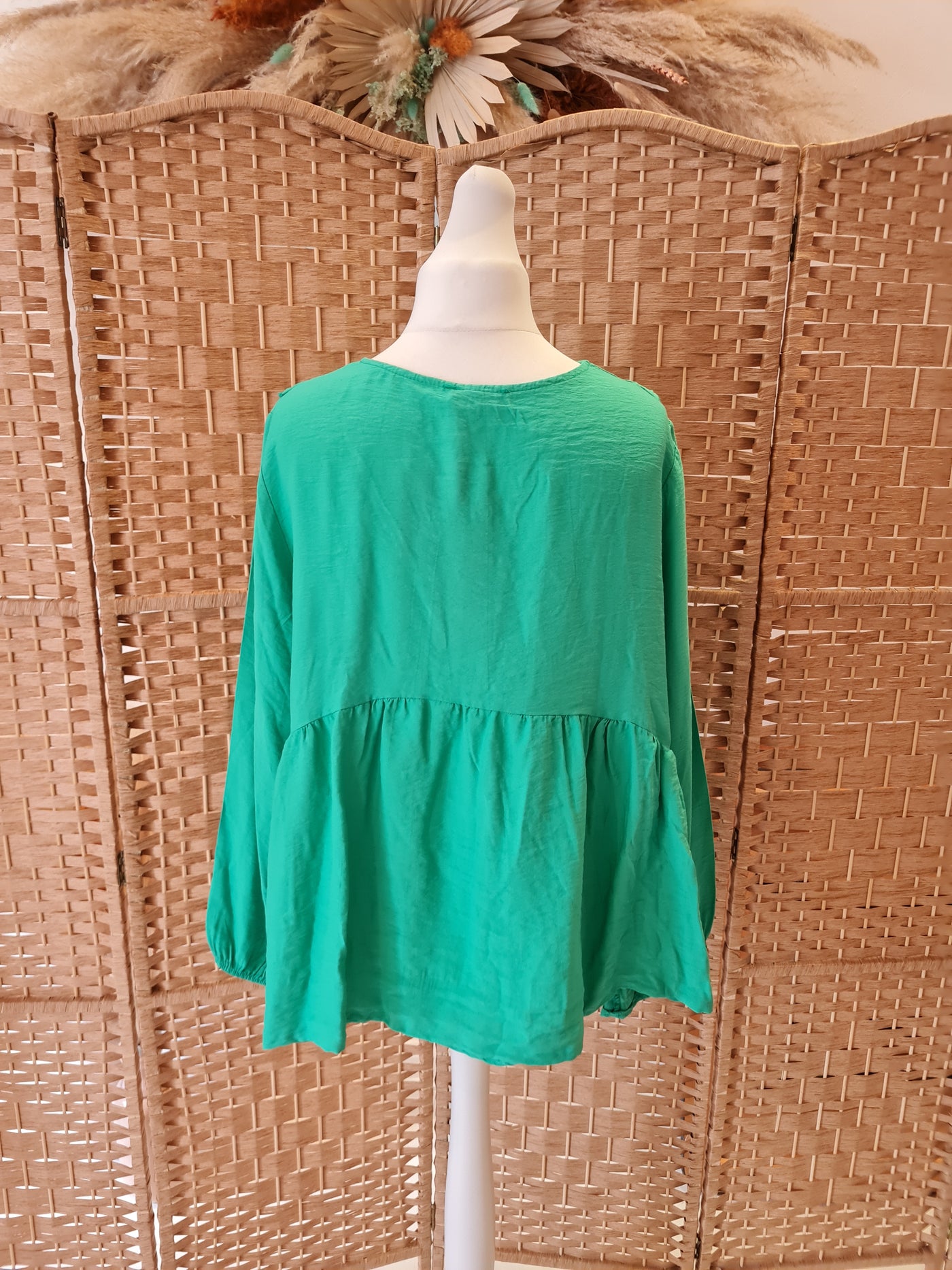 Prairie blouse in green