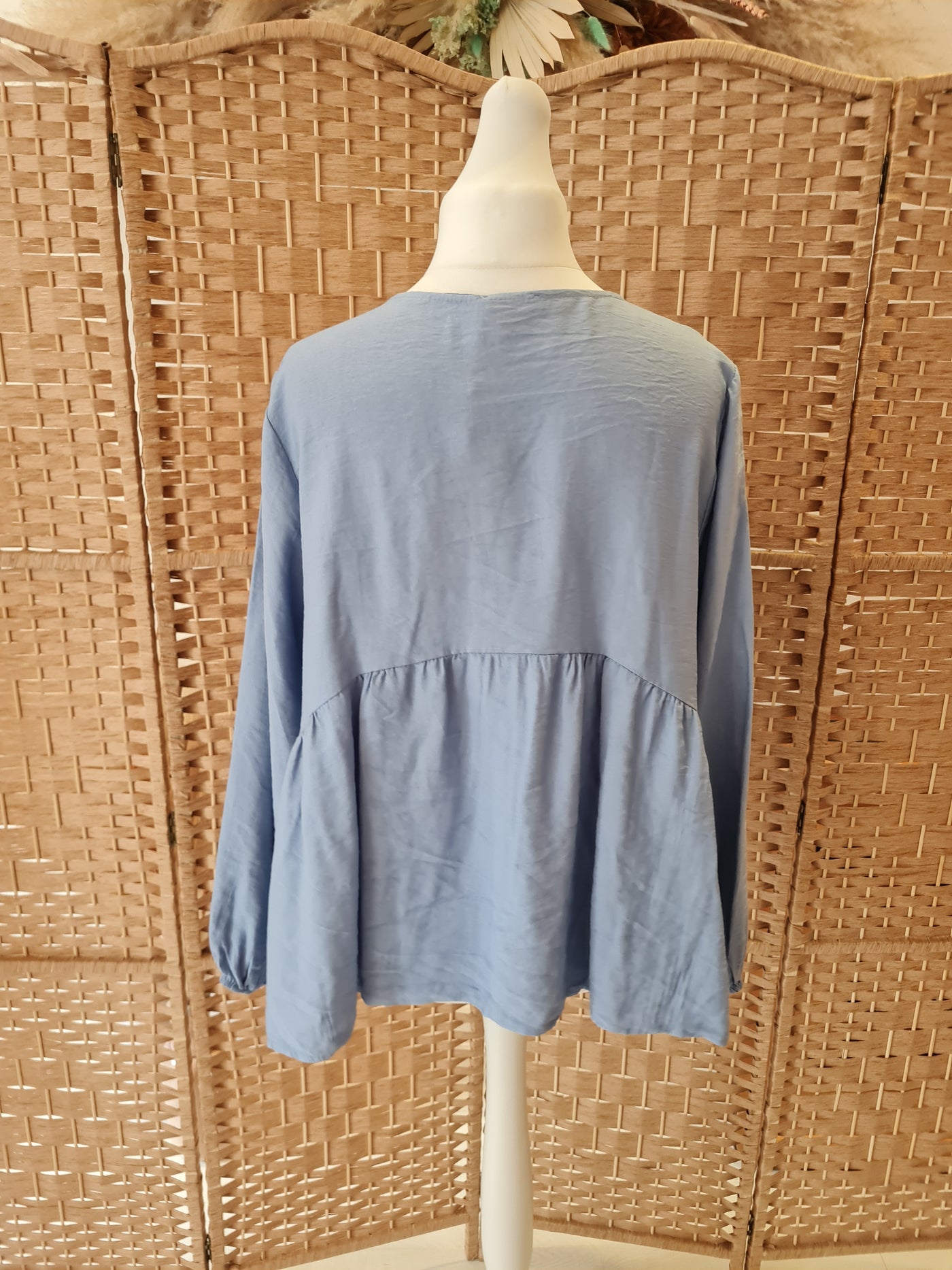 Prairie blouse in blue