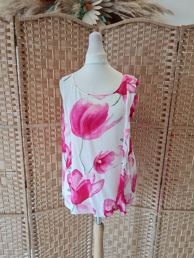 Armani Jeans Pink floral Top M