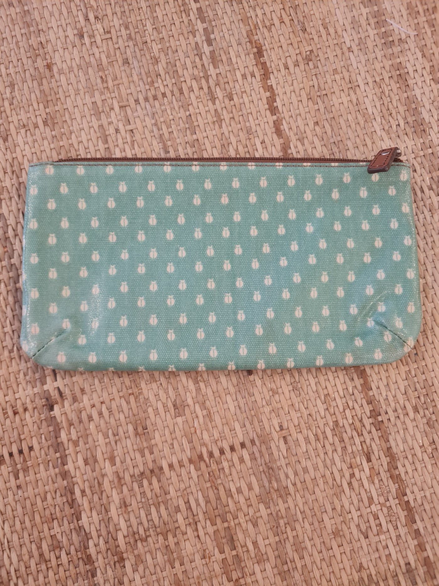 Fossil ladybird print pouch