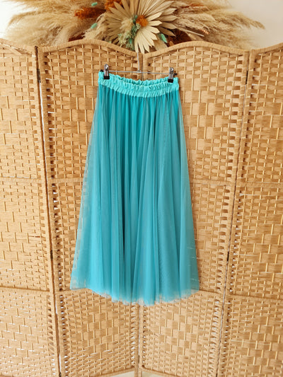 Hax Lux tulle skirt in jade