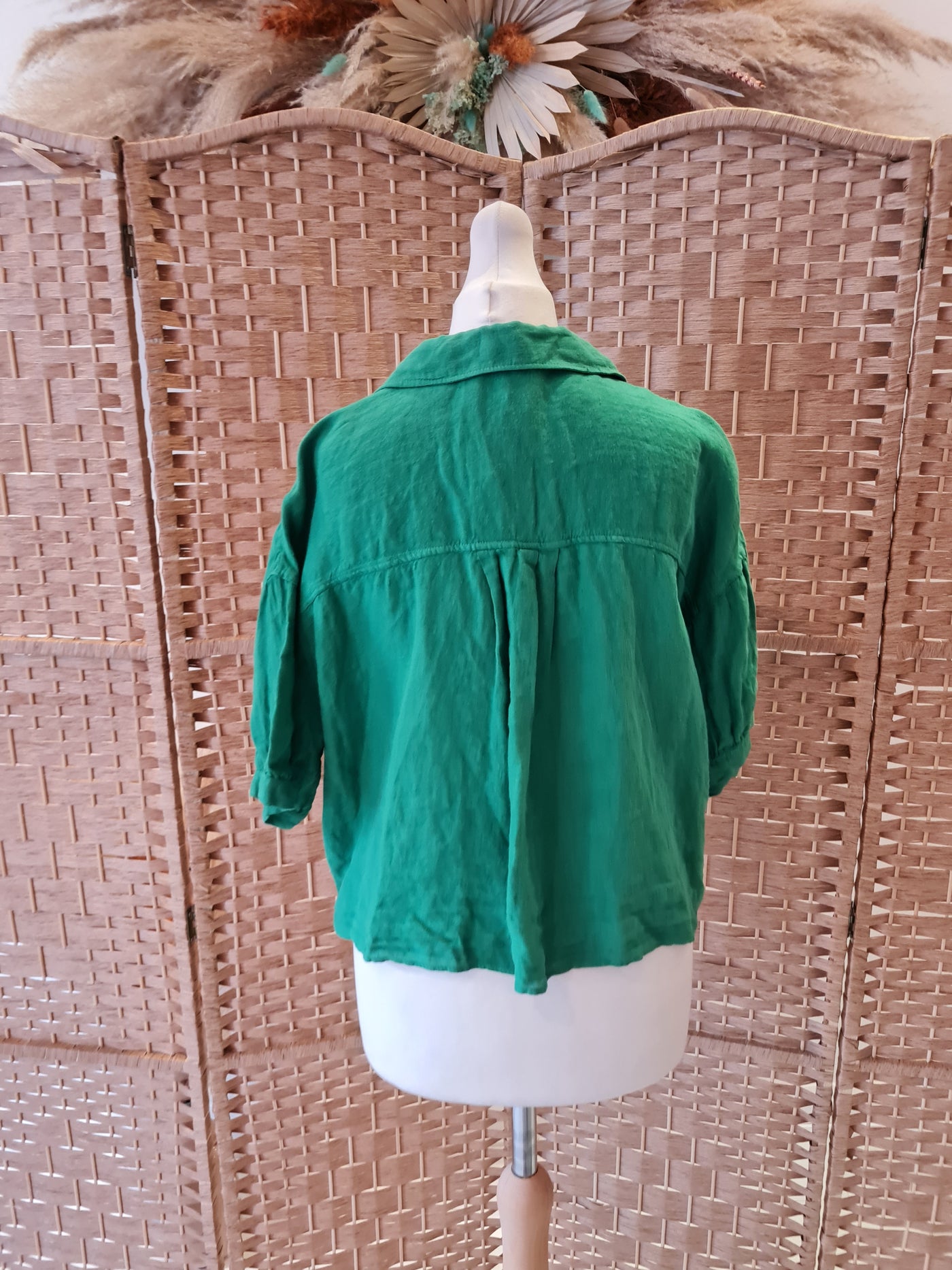Zara Green Shirt M New RRP £19.99