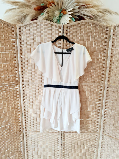 River Island Blush/Black trim Dress 6