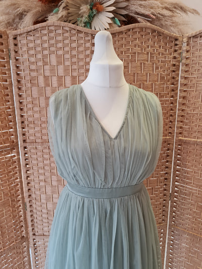 Anaya khaki tulle dress 16P