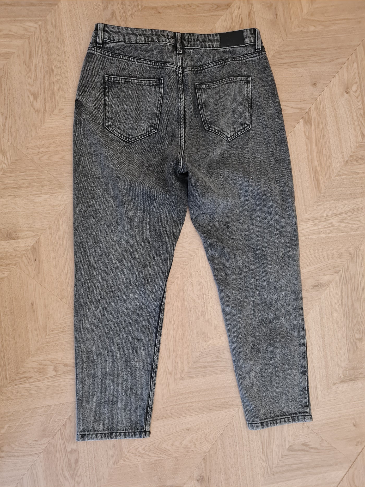 Poco by Pipa Grey Mom Jeans 14 New