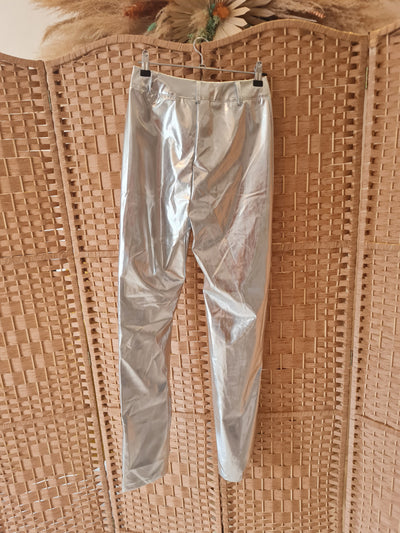 Ego Silver Trousers 6 NWT