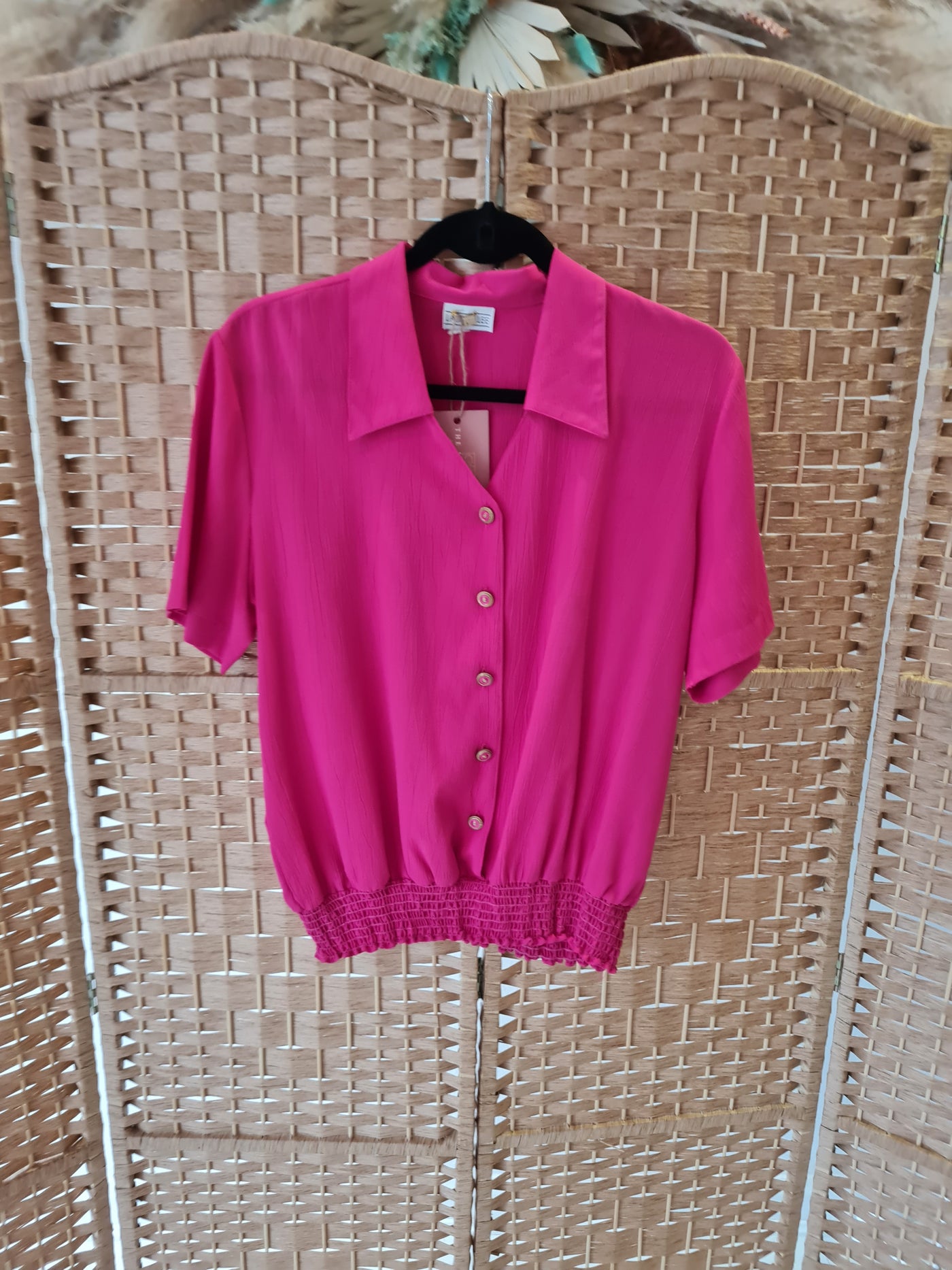 1980s Lauren Lee Pink Top 10/12