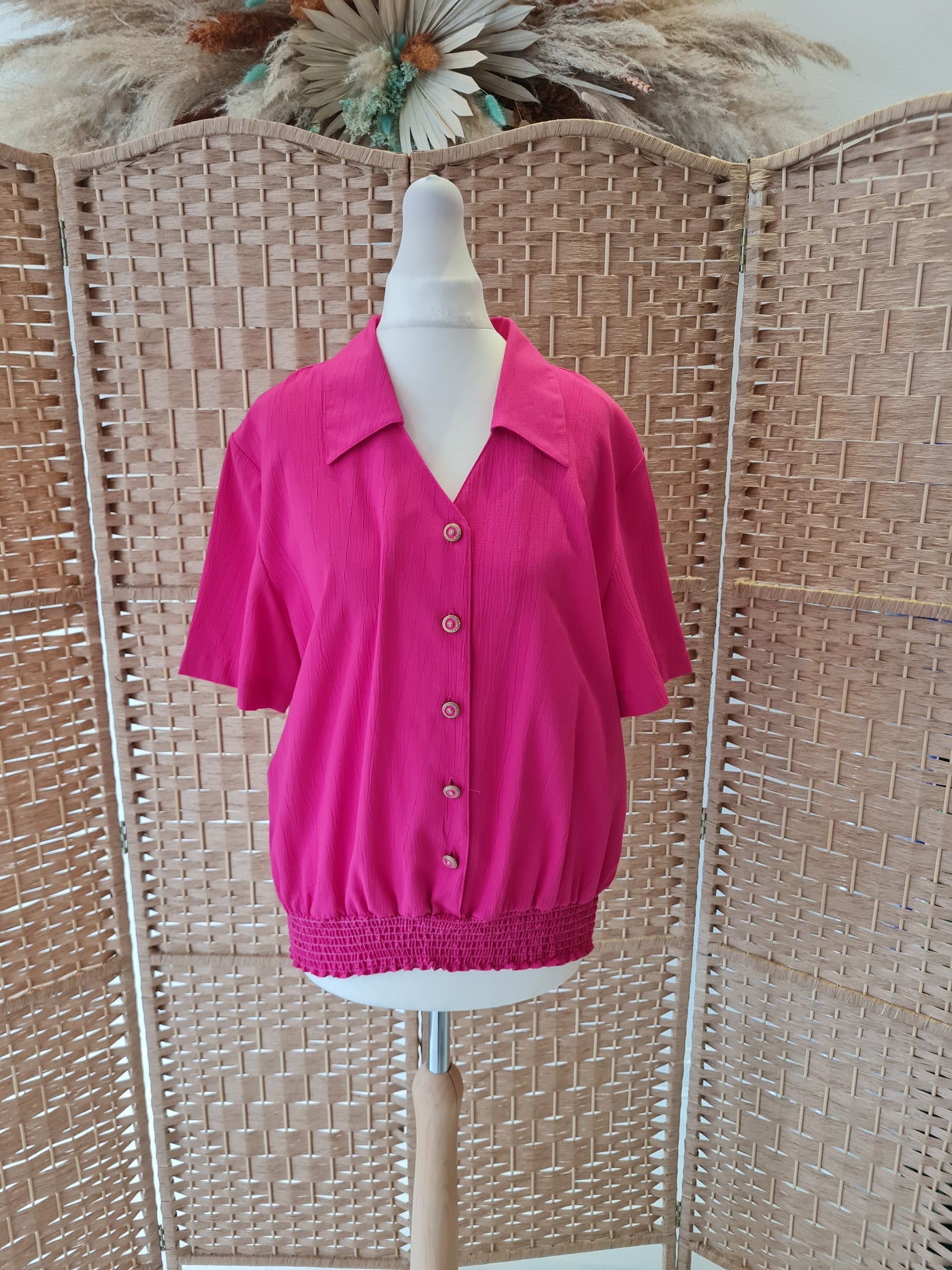 1980s Lauren Lee Pink Top 10/12