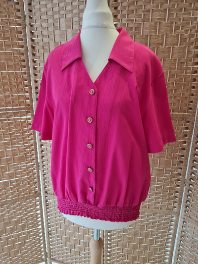 1980s Lauren Lee Pink Top 10/12