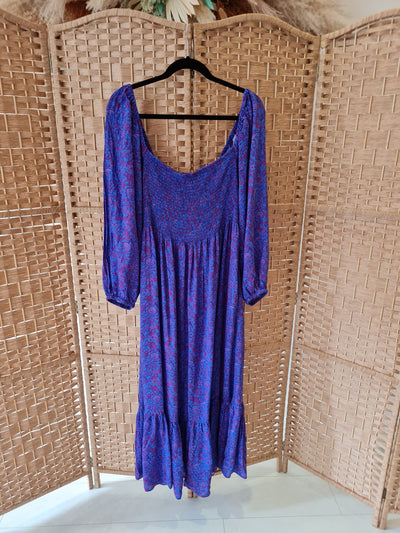 Urban Outfitters Purple Paisley Maxi Large