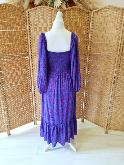 Urban Outfitters Purple Paisley Maxi Large