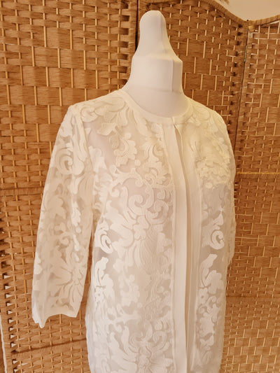 Pisonero white jacket M NWT RRP £114