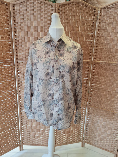 Tippos Silver Shirt with Roses