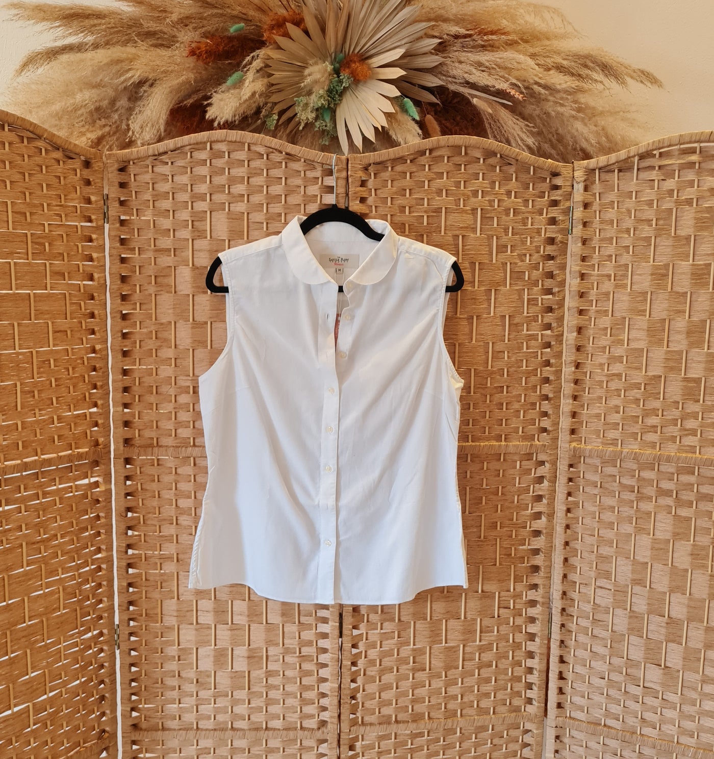Savile Row White sleeveless Shirt 14