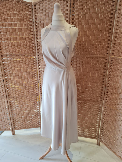 Reiss Oyster halter dress size 8