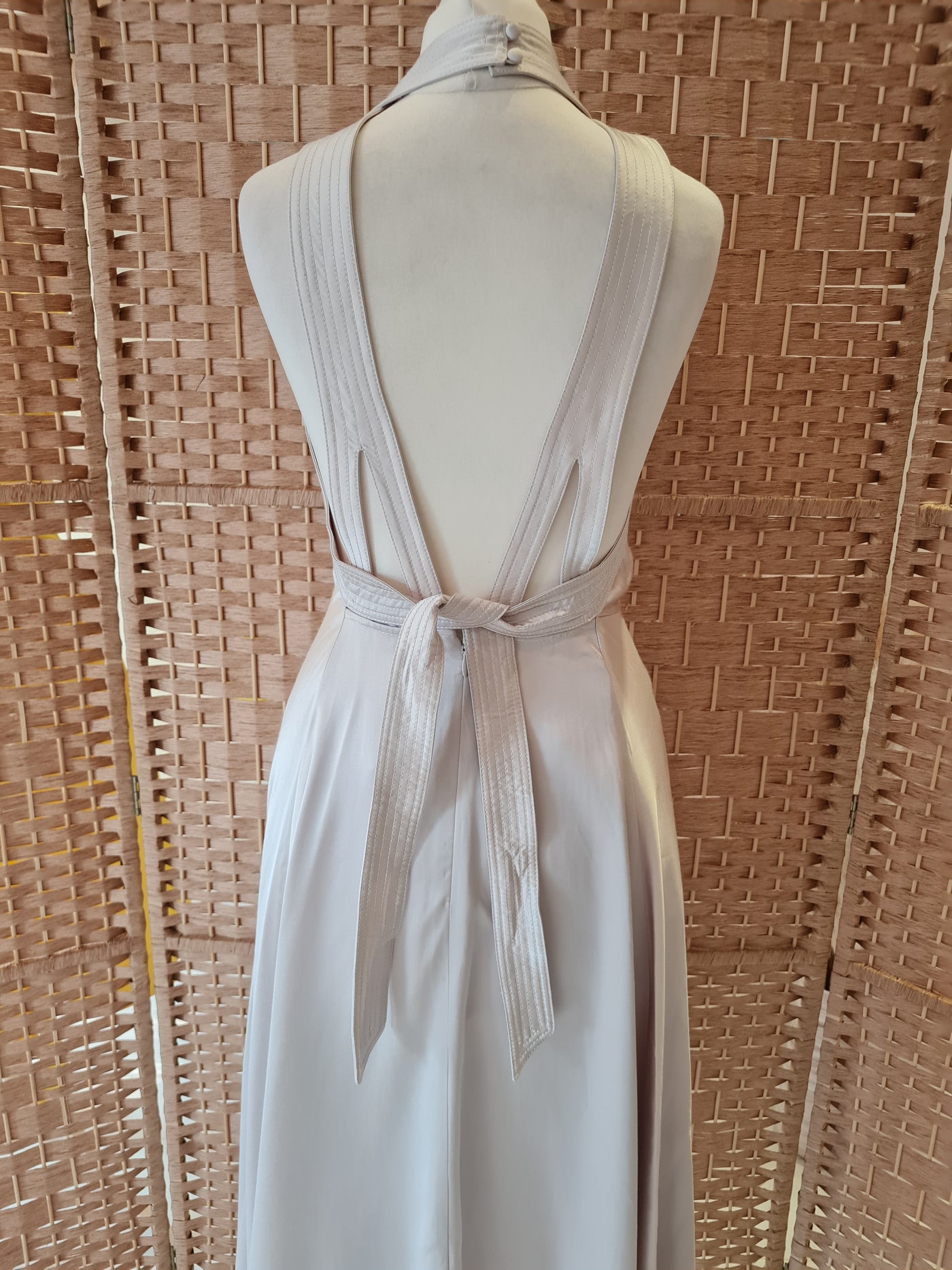 Reiss Oyster halter dress size 8