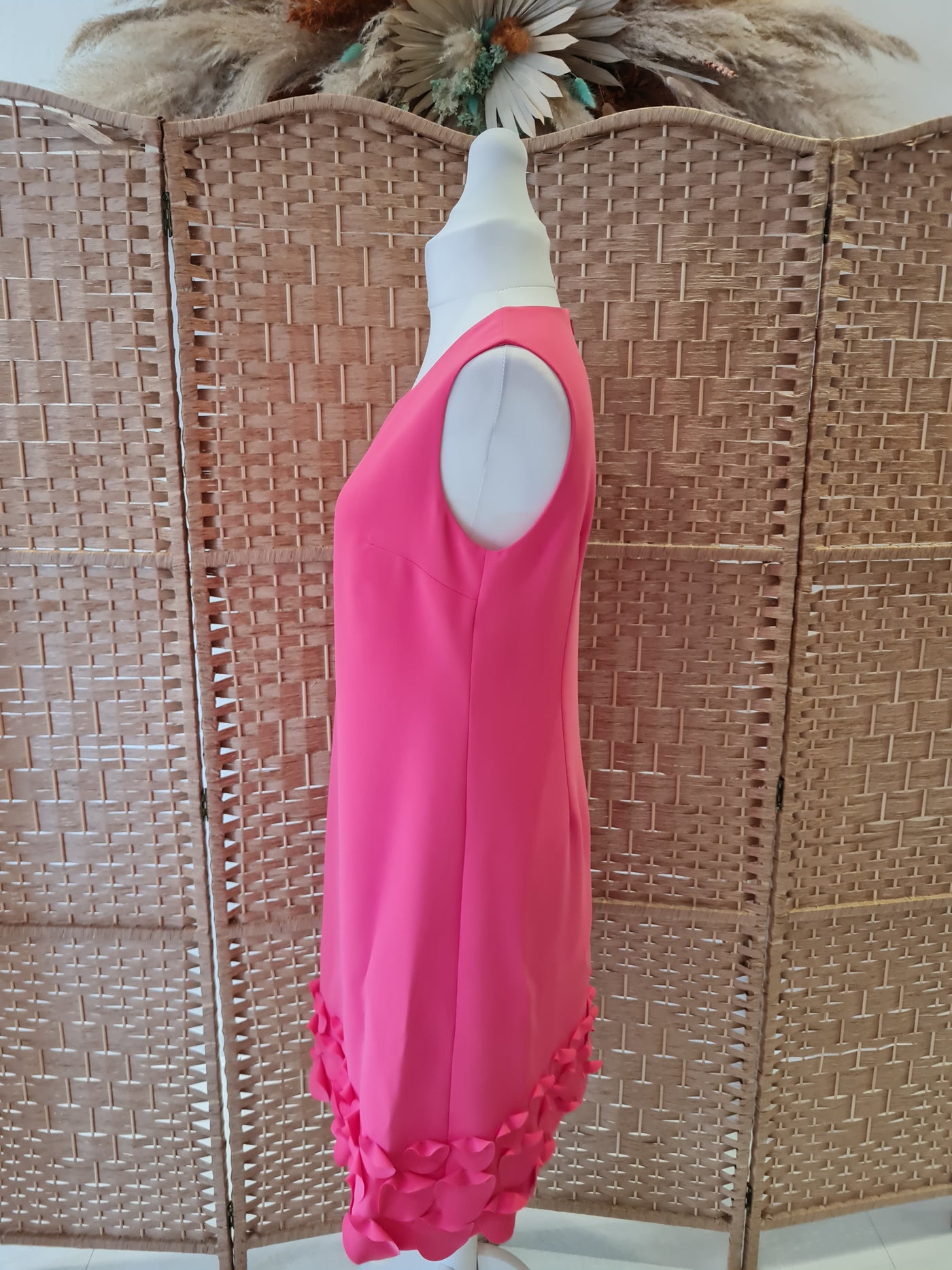 Daisy May Pink Dress & overlay Back fasten Jacket 14