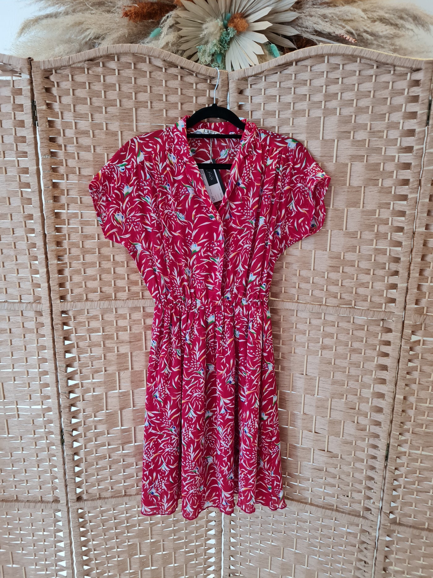 1980s Red Summer Dress