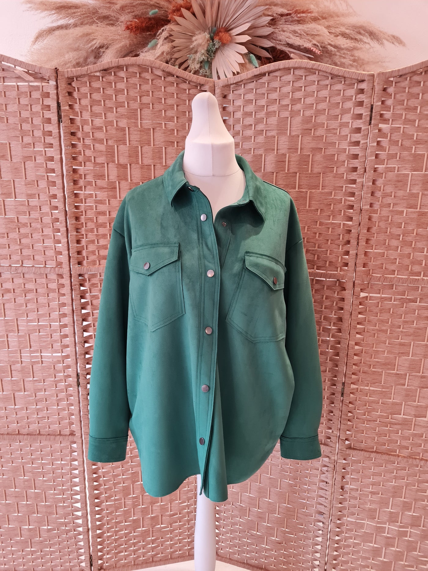 Zara Green Shacket Xl