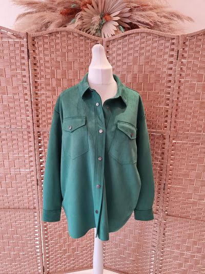 Zara Green Shacket Xl