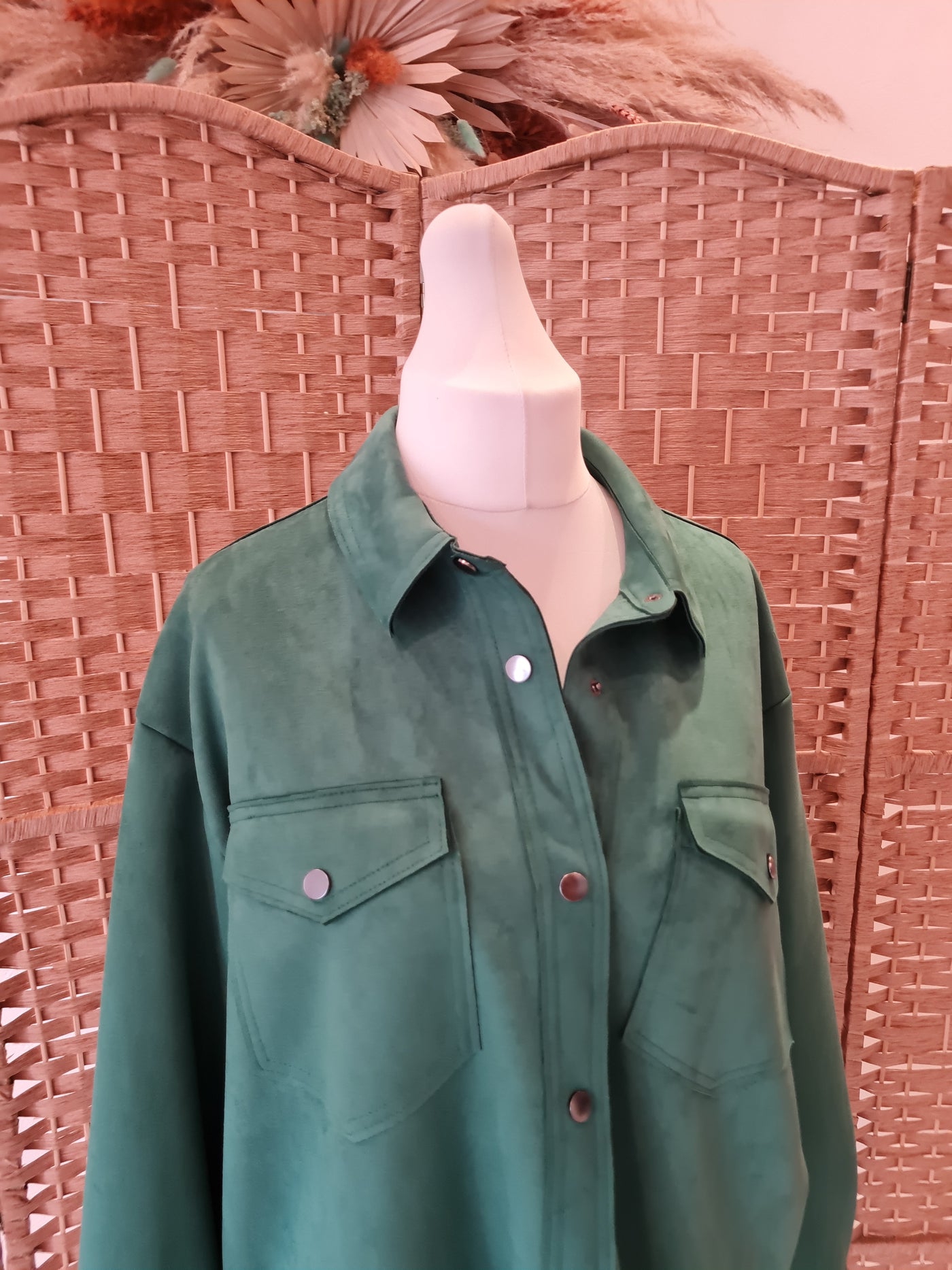 Zara Green Shacket Xl