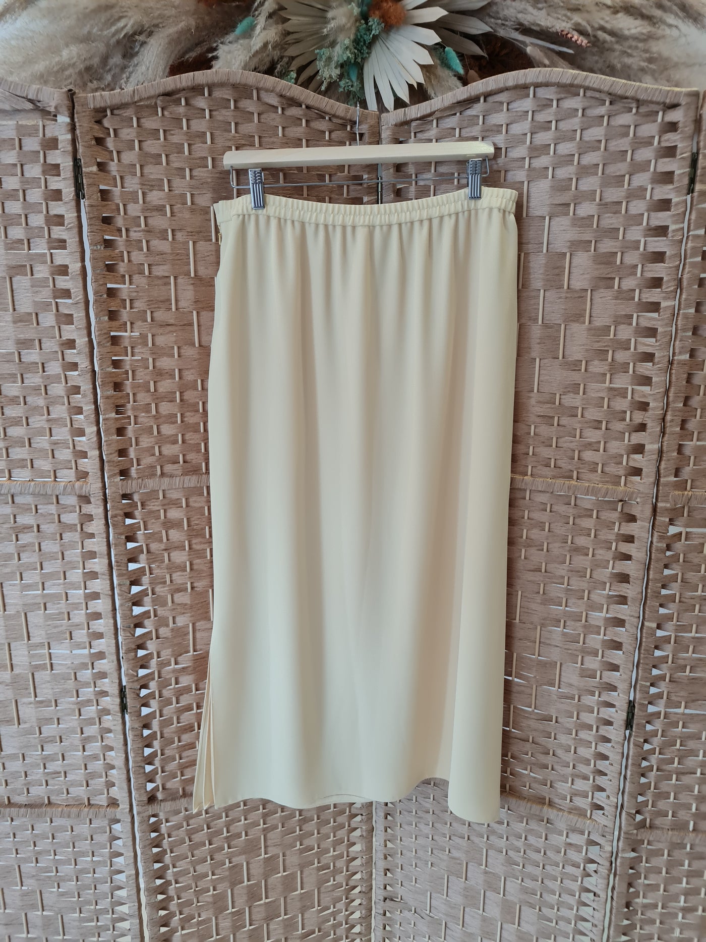 Frank Usher Lemon Maxi Skirt 18