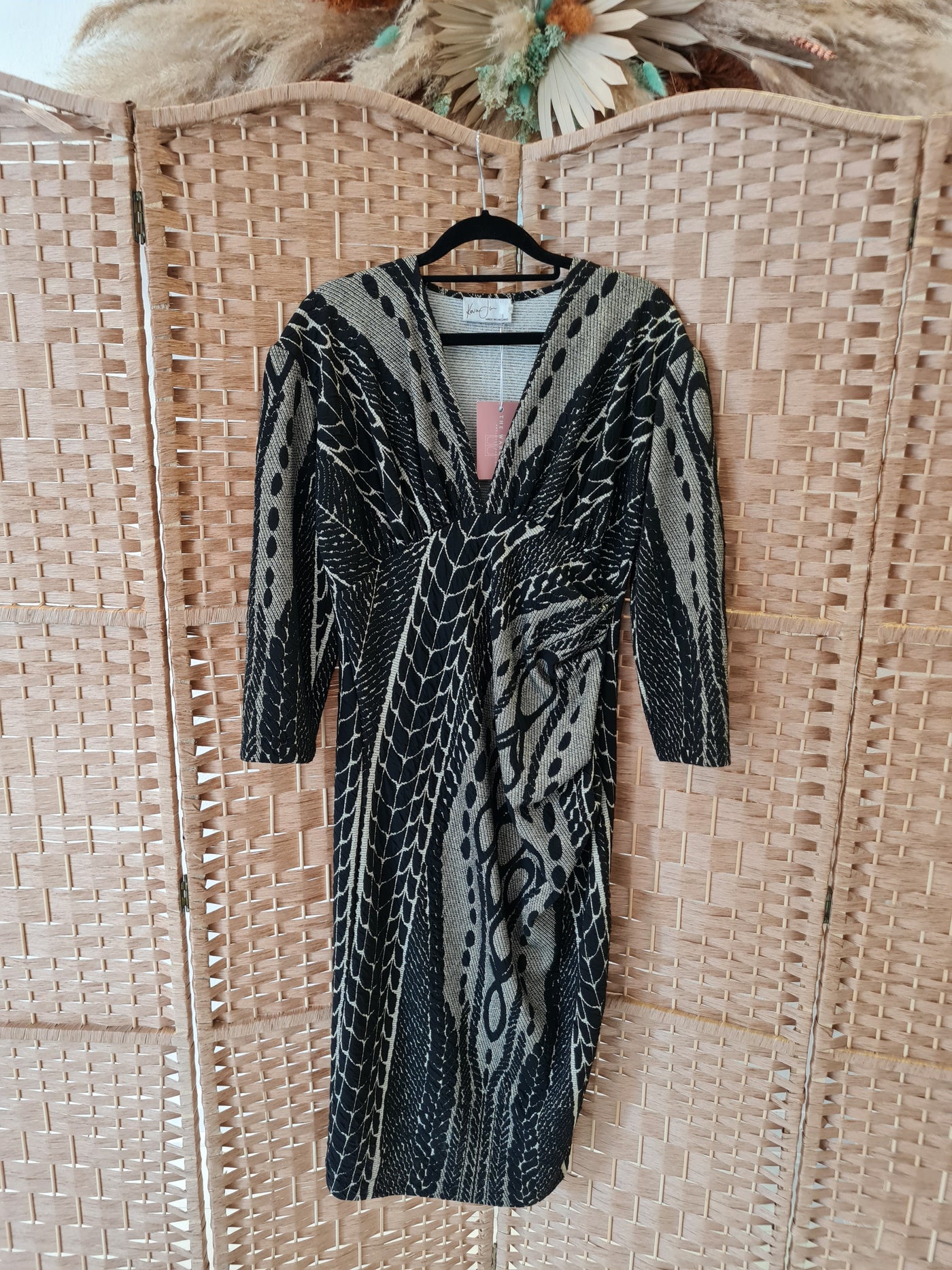 Kevan Jon Black Gold Dress 4