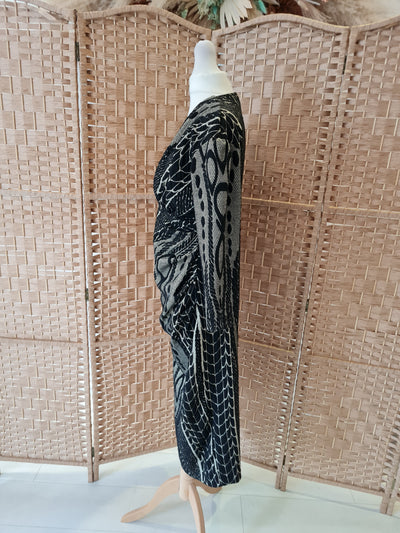 Kevan Jon Black Gold Dress 4