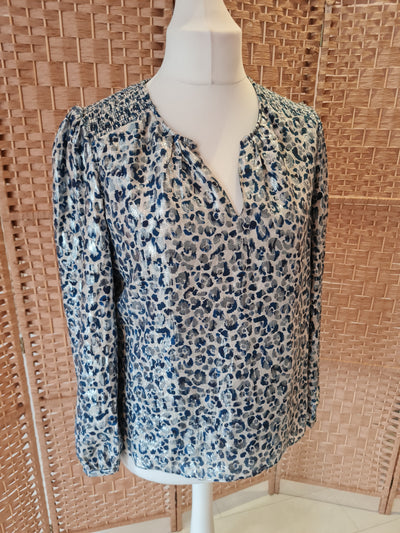 Whistles Animal Print Blouse 12