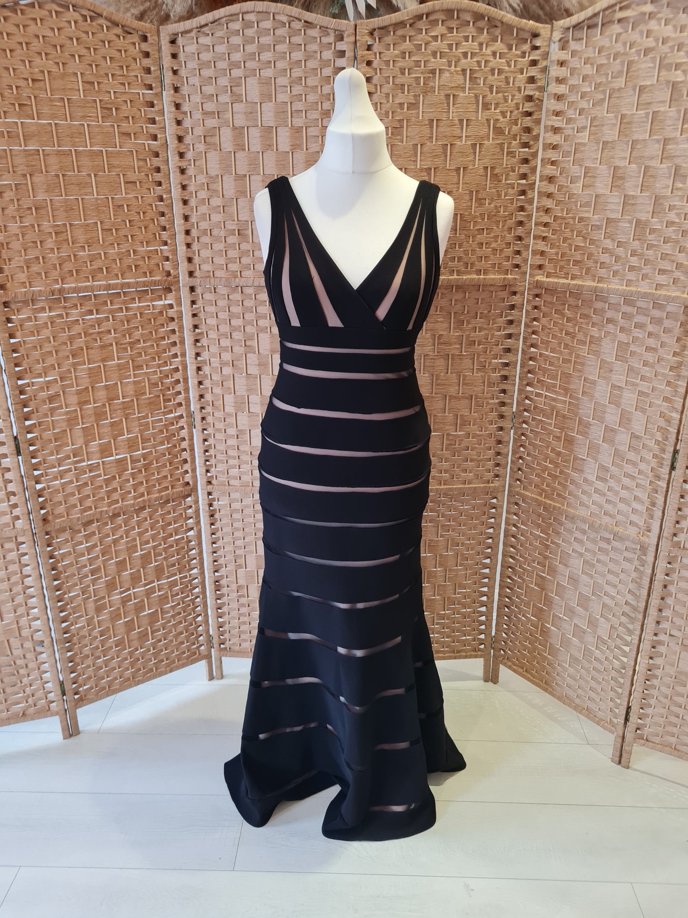 JS Collections Black Formal Dress 12
