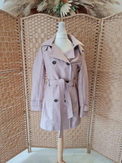 Forever New Pink Trench Coat 6/8
