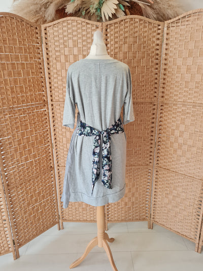 French Connection Grey Tshirt Dress 6