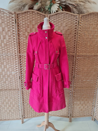 Karen Millen Pink Coat 10